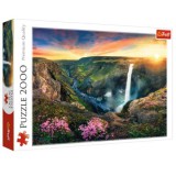 Trefl: Háifoss vízesés, Izland - 2000 darabos puzzle