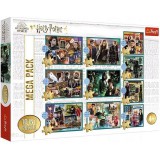 Trefl  Harry Potter világa 10az1-ben puzzle szett (90392) (TR90392) - Kirakós, Puzzle