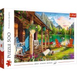 Trefl: Ház a hegyekben puzzle - 500 darabos