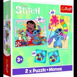 Trefl Lilo&Stitch 2az 1-ben puzzle és memória játék (93585)