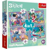 Trefl: Lilo&Stitch 4az1-ben puzzle 35, 48, 54, 70 darabos (34633)