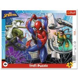 Trefl Marvel: Bátor Pókember 25 db-os keretes puzzle (31347) (TR31347) - Kirakós, Puzzle