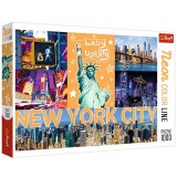 Trefl Neon Color Line: New York város 1000db-os puzzle (10579) (5900511105797) - Kirakós, Puzzle