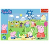 Trefl: Peppa malac Maxi puzzle- 15 darabos