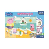 Trefl Peppa malac SuperMaxi kétoldalas 3 az 1-ben puzzle 24db-os
