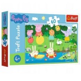 Trefl: Peppa malac Szórakozás nyáron 60 darabos puzzle (17326) (17326)