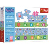 Trefl: Peppa malac - Tanuljunk számolni 20 db-os puzzle
