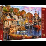 Trefl Premium Plus Tea Time Tengerparti kikötő - 1000 darabos puzzle (10796)