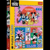 Trefl Puzzle Disney - Mickey Mouse 2x200 db-os 13319 (13319 TR)