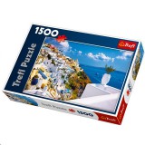Trefl Santorini Görögország 1500 db-os puzzle (26119) (Trefl 26119) - Kirakós, Puzzle