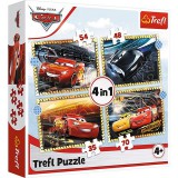 Trefl Verdák: Vigyázz, kész, RAJT! 4 az 1-ben puzzle (34608) (TR34608) - Kirakós, Puzzle