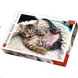 Trefl Vidám kiscica 1000db-os prémium puzzle (10448T) (Trefl 10448T)