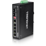 TRENDnet TI-G62 Gigabit 6 portos DIN-Rail Switch (TI-G62) - Ethernet Switch
