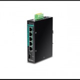TRENDnet TI-PG541 10/100/1000 Mbps 5 portos PoE+ DIN-Rail Switch (TI-PG541) - Ethernet Switch