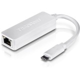TRENDnet TUC-ETG USB-C hálózati adapter fehér (TUC-ETG)