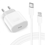 Treqa gyorstöltő USB-C porttal és C típusú Lighting kábellel - 25W
