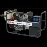 TRESZ TR-15 áramfejlesztő 15KVA  2x230V, 1x400V, Honda GX690 motoros önindítós