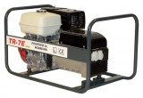 TRESZ TR-7E AVR áramfejlesztő 7kVA 2x230V Honda GX390 motorral