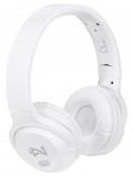 Trevi DJ601M sztereó fejhallgató mikrofonnal, összecsukható, fehér, 3,5 mm jack, 1,2 m kábel