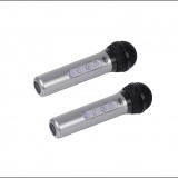 Trevi EM 415 R Vezeték nélküli Studio Mikrofon szett 2db - Ezüst (EM 415 R)