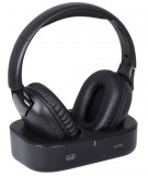 Trevi FRS 1490 RW vezeték nélküli TV fejhallgató 2,4 GHz RF, optikai és jack csatlakozás, töltőbázis, dual kapcsolat