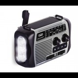 Trevi RA 7F30 BT Napelemes dinamós FM rádió beépített lámpával - Szürke (RA 7F30 BT SZÜRKE)