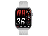 Trevi T-FIT 400 C okosóra 1.96” AMOLED ívelt kijelzővel, hívásfunkcióval, IP67, ezüst színben