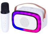 Trevi XR8A01 Mini Bluetooth Karaoke Party Speaker for Kids White XR8A0101