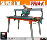 Triax SUPER 100 ipari asztali csempevágó és járólapvágó gép - 230V