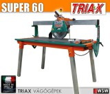 Triax SUPER 60 ipari asztali csempevágó és járólapvágó gép - 230V