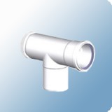 Tricox PET20 pps 80 tisztító/ellenőrző T-idom