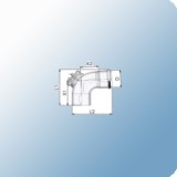 Tricox PET80 pps 110 tisztító/ellenőrző T-idom