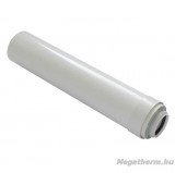 Tricox PPs/Alu 80/125 hosszabbító, 1000mm. PPs Alu cső 1000mm-hosszú PACS607C