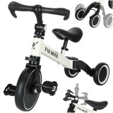 Trike Fix Mini terepjáró tricikli 3in1 pedálokkal, fehér színben