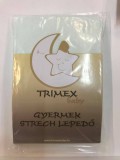 Trimex gyermek strech lepedő - zöld