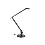 TRIO AMSTERDAM asztali lámpa, fekete, 3000K melegfehér, beépített LED, 500 lm, TRIO-527920102