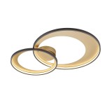 TRIO GRANADA mennyezeti lámpa, fekete, 3000K melegfehér, beépített LED, 3250 lm, TRIO-673890232