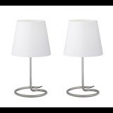 Trio R50272001 Twin 40W E14 asztali lámpatest nikkel (R50272001) - Lámpák