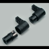 TRITON BKL Electronic 0205018 Hangszóró csatlakozó Dugó, egyenes Pólusszám: 2 Fekete 2 db (0205018)