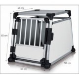 TRIXIE Alumínium hordozó kutyáknak, autóba - 63 x 65 x 90 cm