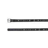 TRIXIE Bőrnyakörv kutyáknak Active Soft S, fekete - 1,8 x 31-37cm
