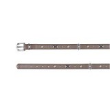 TRIXIE Bőrnyakörv kutyáknak Active Soft S, szürke - 1,8 x 31-37cm