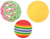 TRIXIE cicajáték labda szett 3,5-4 cm 3 db-os