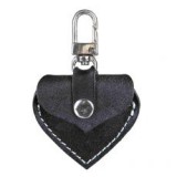 TRIXIE Címtartó kutyáknak - fekete, bőr, szív alakú