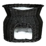 TRIXIE Fekhely kutyáknak és macskáknak, vesszőodú - fekete