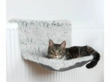 Trixie Fekhely Macskának Radiátorra, Plüss 45 × 26 × 31 cm, Fehér/Fekete