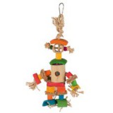 TRIXIE Felakasztható fajáték jutakötéllel papagájoknak, 30 cm