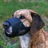 Trixie hálós szájkosár fekete színben - M Méret