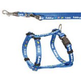 TRIXIE Hám és póráz kölyköknek, kék - 23-34cm/8mm