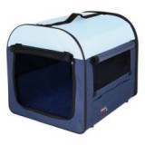 TRIXIE Hordozó kutyának, macskának, sötét kék/világos kék, 47 x 32 x 32 cm